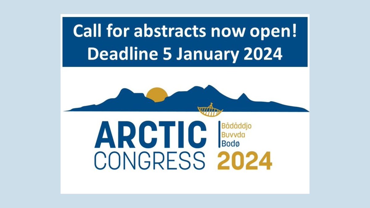 Join us for an @arctic_passion session on “The Gender Dimension of Environmental Observation, Monitoring, and Assessment in the #Arctic” at the #ArcticCongressBodø2024. Check out the programme & submit your abstract here: arcticcongress.com/call-for-abstr…! Deadline: Jan 5, 2024.