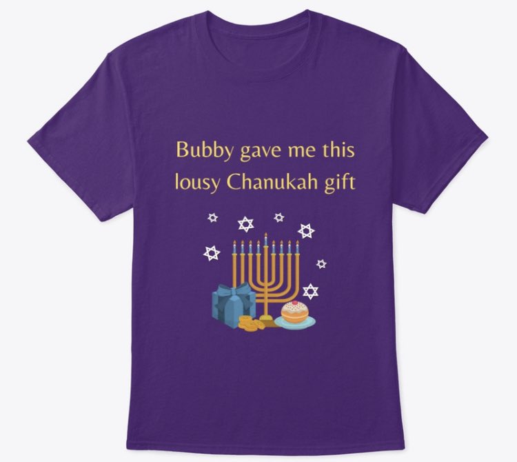 FrumMerch's tweet photo. @PunkedFakert @beherenow365 And lastly, our two cringy yet lovely Chanukah apparel pieces:

1. Live Love Light

https://t.co/M7OyoR0joF

https://t.co/OeM1dFhG6F

2. Bubby gave me this lousy Chanukah gift 

https://t.co/AKTuuiD6pc

https://t.co/b8grZDlis4 https://t.co/kVkH49GzpB
