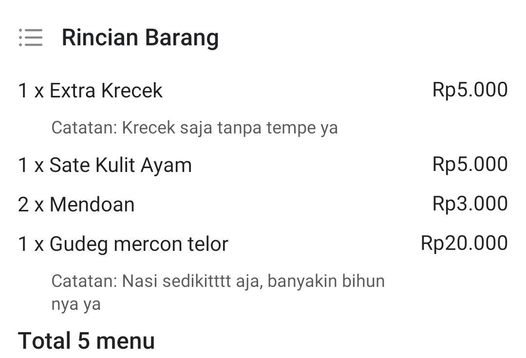 kangkolak's tweet photo. bismillah iso jajan tanpo mikir ongkir

oleh orderan jajane 33 ewu ongkir neng aplikasi 32 ewu 😭 https://t.co/cMKXnW4MZN