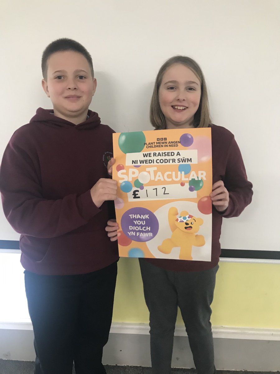 Thank you again to all our parents who donated cakes/money towards Children in Need - we raised an amazing £172!!