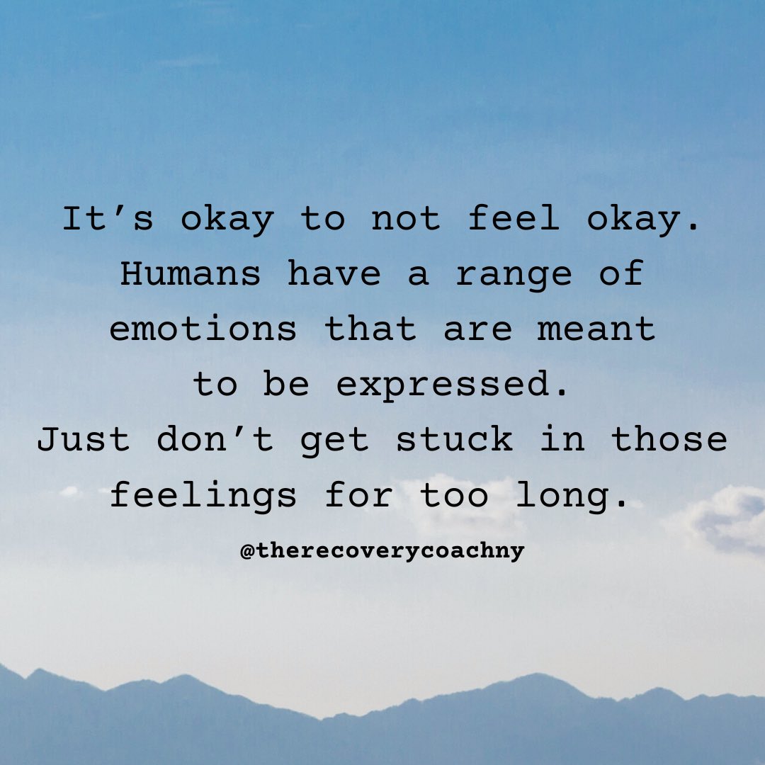recoverycoach_'s tweet image. There is nothing wrong with you if you feel down from time to time. We are meant to feel and express a range of different emotions. However, if you are constantly feeling down and you can&apos;t seem to break out of it, it might be time to talk to someone. #itsokaytoaskforhelp