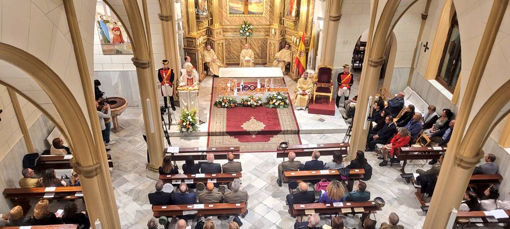 MelillaMusical's tweet photo. Hoy se conmemora el primer centenario de la Parroquia Castrense de Melilla. 
@olayajn_27 &amp; Coral Polifónica Melillennse https://t.co/BBVTIvs7r7
