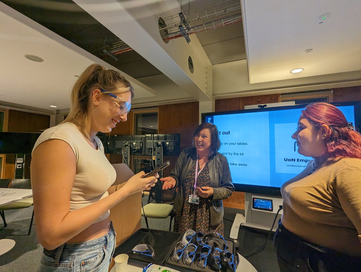 At tonight's ADHD Social Support Network, students engaged with various simulations from the empathy lab. The aim of the empathy lab is to increase awareness of barriers that students with different disabilities may face at University.
 <a href="/notts_psych/">School of Psychology, University of Nottingham</a>