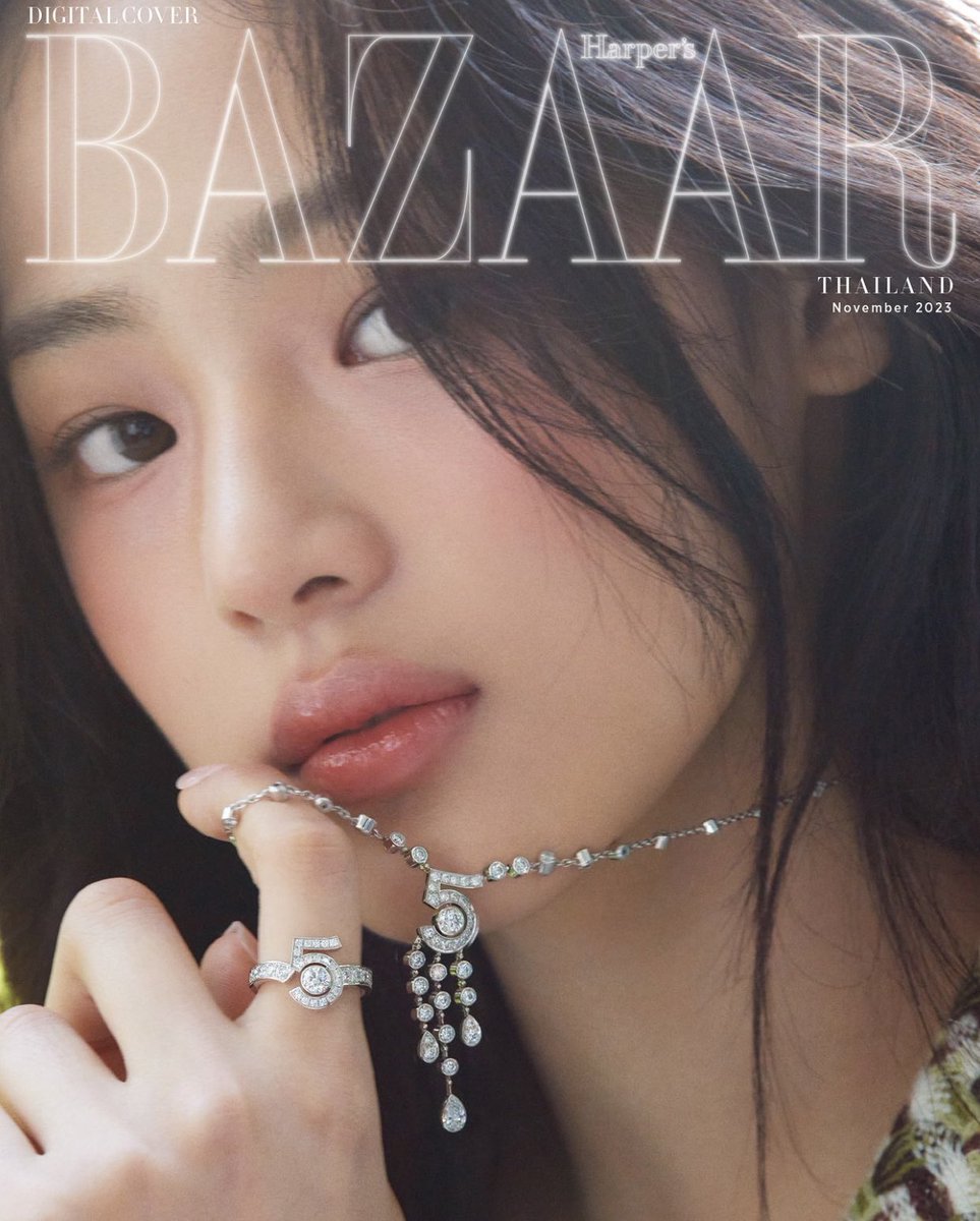 NewJeansBrands's tweet photo. Harper’s BAZAAR Thailand chose #MINJI to be on the November 2023 Digital Cover
#NewJeans #민지 @CHANEL #N5
#CHANELFineJewelry #N5Collection https://t.co/R0DR7hTgMT