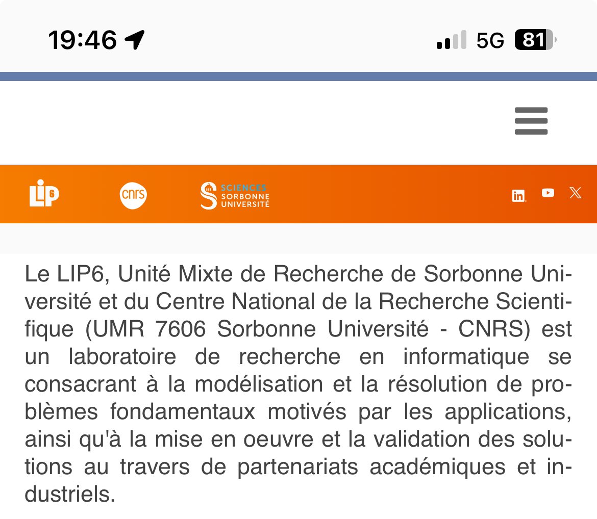 LIP6 (@lip6_lab) on Twitter photo Le site Web du laboratoire se vêt en l’orange à l’occasion de la journée internationale pour l’élimination de la violence à l’égard des femmes. <a href="/CNRSinformatics/">CNRS Sciences informatiques</a> <a href="/Sorbonne_Univ_/">Sorbonne Université</a> 😉 Le site Web du laboratoire se vêt en l’orange à l’occasion de la journée internationale pour l’élimination de la violence à l’égard des femmes. <a href="/CNRSinformatics/">CNRS Sciences informatiques</a> <a href="/Sorbonne_Univ_/">Sorbonne Université</a> 😉