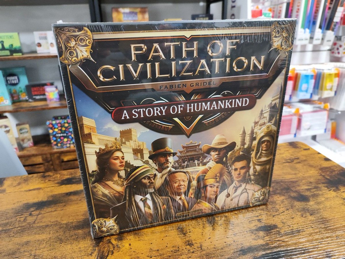 Bevor wir es vergessen....

Frisch eingetroffen, die deutsche Ausgabe zu PATH OF CIVILIZATION.
spieletaxi.de/Path-of-Civili… 

#brettspiele #brettspiel #boardgames #boardgame #boardgaming #boardgamer #gesellschaftsspiele #gesellschaftsspiel #spieletaxi