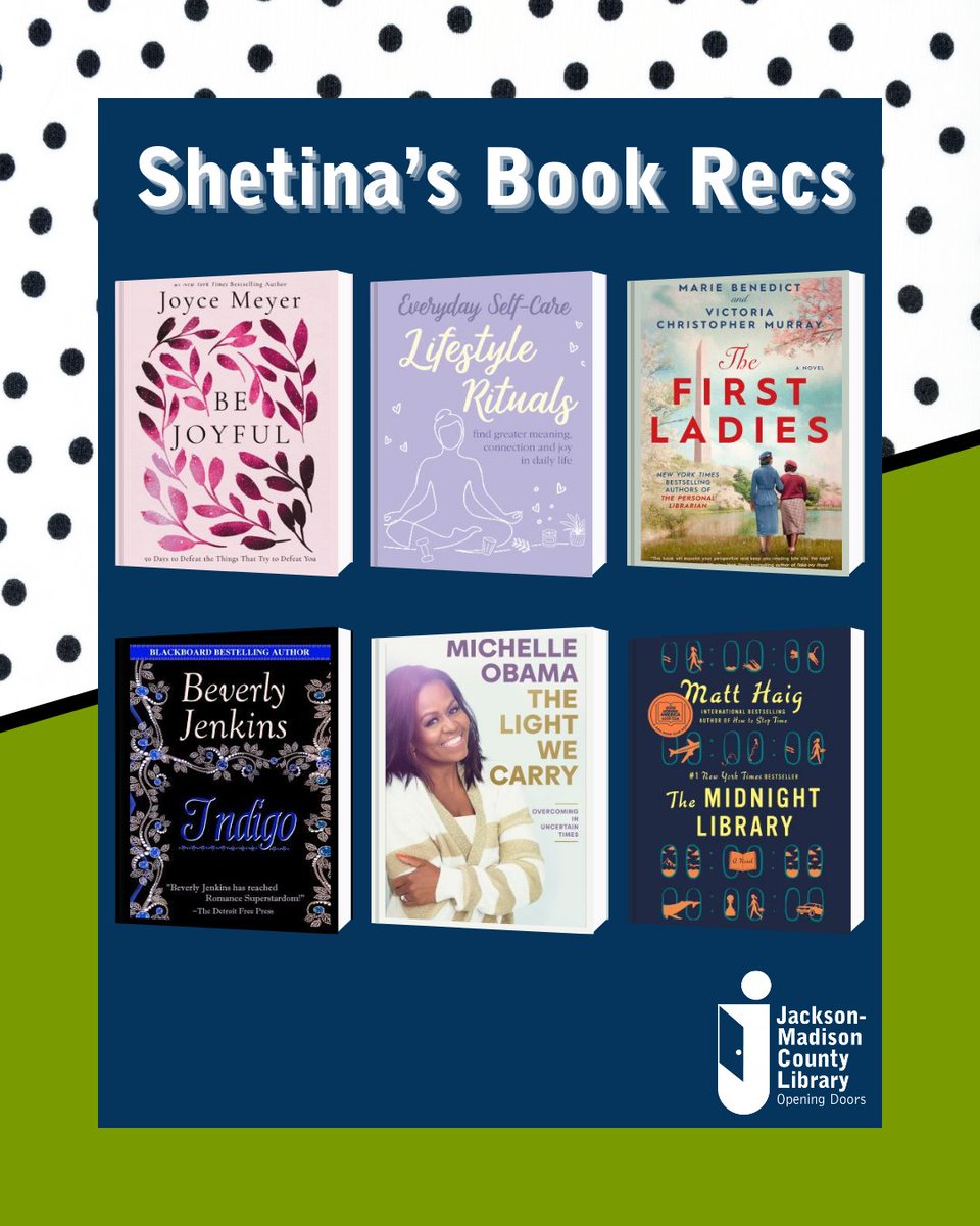 JMCRead's tweet photo. Check out Shetina's book recommendations! https://t.co/IdXSu448i0