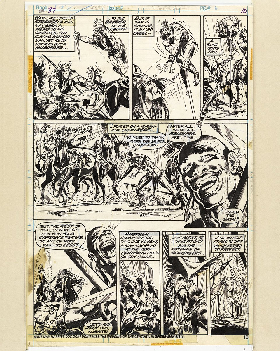 PUG_Worldwide's tweet photo. Conan update #3! 🗡️

Neal Adams did not draw many Conan stories, but the ones he did, rank among the finest renditions ever. 🙌

https://t.co/mmwDa6mY8g https://t.co/JFGiqGdc1X