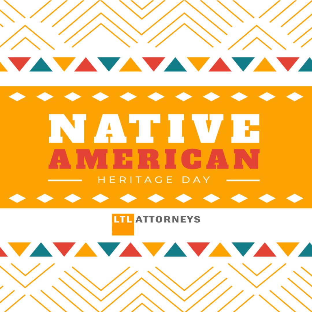 On Native American Heritage Day, LTL Attorneys honors the rich cultures, traditions, and histories of Native American peoples. We recognize their significant contributions to the legal field and the fabric of our nation.

#LTLAttorneys #NativeAmericanHeritageDay