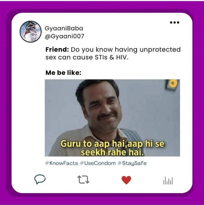 TGSACS1's tweet photo. Having correct information about HIV& STI will protect you from many viruses.
for more information about HIV/AIDS and STIs call the toll-free number 1097.
#correctinformation #safesexpractices #telangana #tsacs https://t.co/zgb1QvnnH1