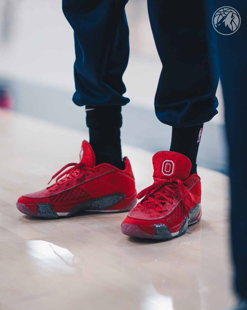 Timberwolves's tweet photo. reppin’ THE Ohio State https://t.co/fmPQxohjTn