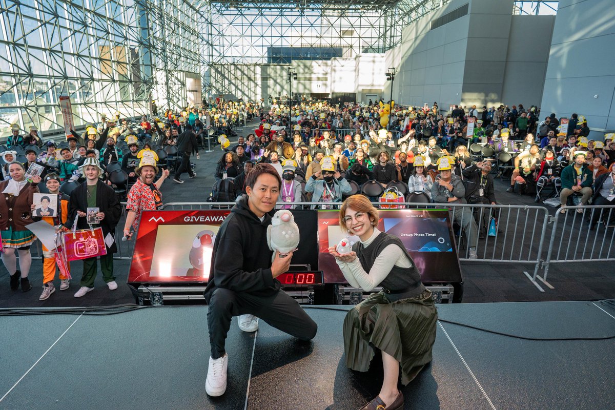 Crunchyroll's tweet photo. Thank you for attending the Sasaki and Peeps panel at #AnimeNYC! Please look forward to the anime when it premieres in January 2024, only on Crunchyroll. 💕 https://t.co/I7OsVGQueh