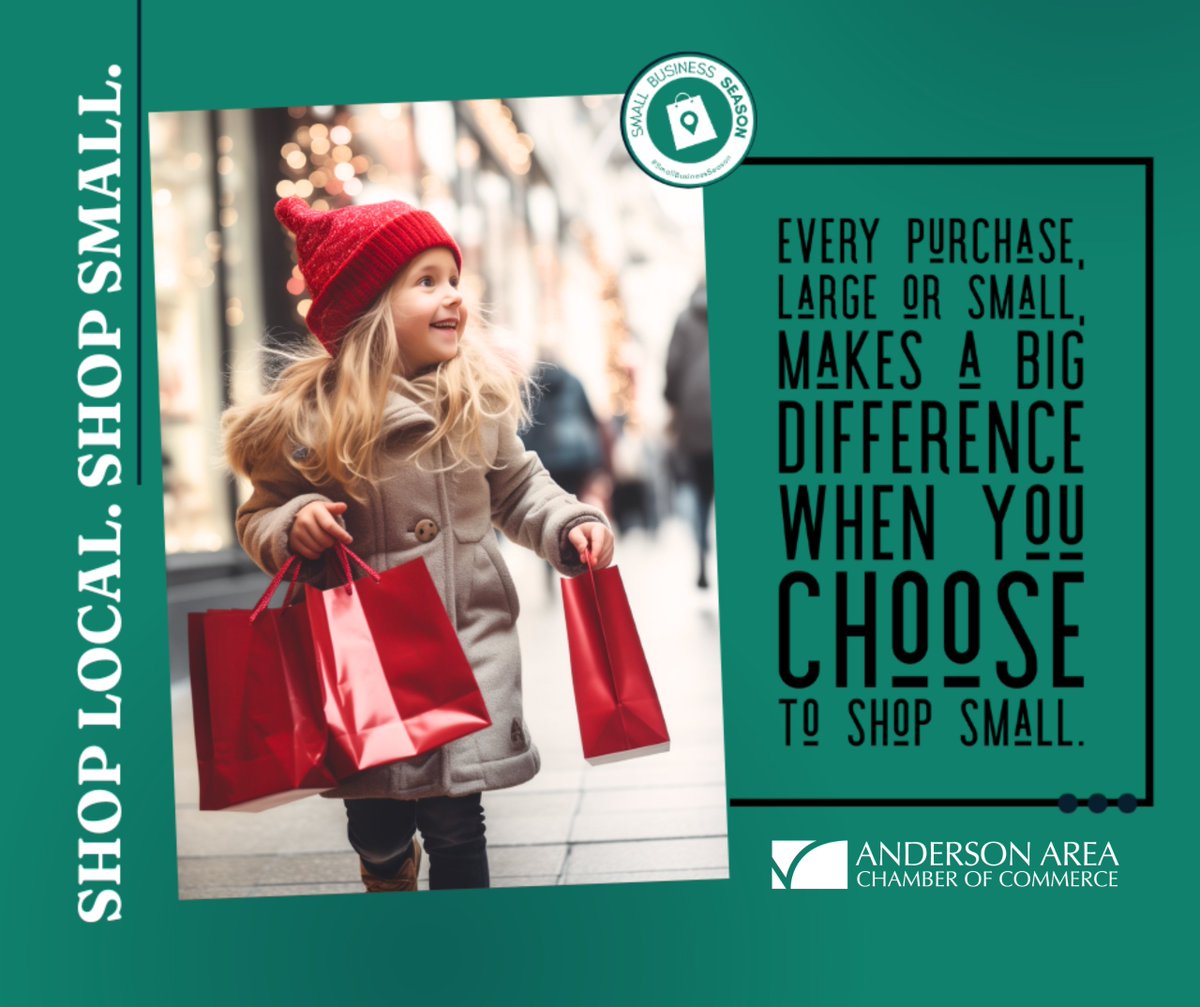 Make a big difference in your community. Shop small this Season! 🎁🎄