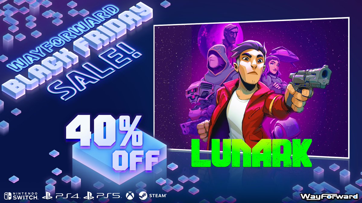 With gorgeous pixel-art animation and rotoscoped cutscenes, LUNARK is a modern take on the classic cinematic platformer genre! It's now 40% off - its biggest discount yet - on Switch, PS4, PS5, Xbox, and Steam! lunarkthegame.com