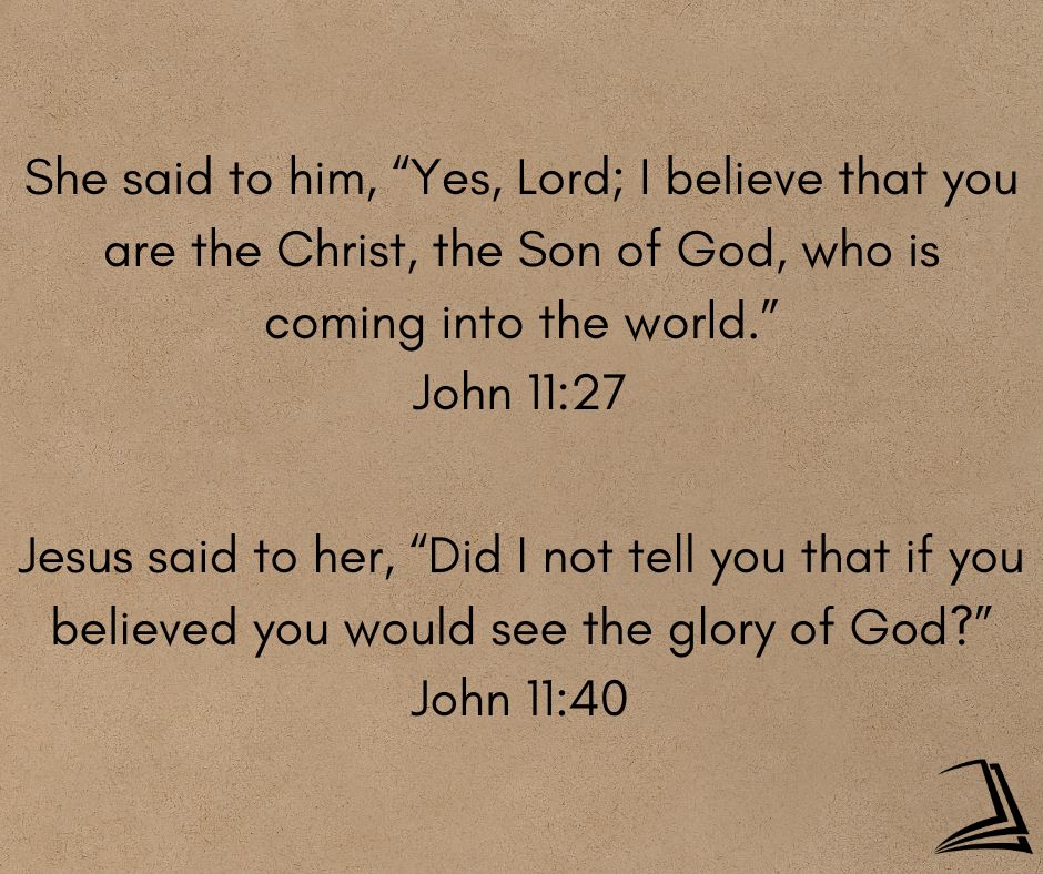 trinity_efc's tweet photo. Jesus said to her, "I am the resurrection and the life. Whoever believes in me, though he die, yet shall he live, and everyone who lives and believes in me shall never die. Do you believe this?"
John 11:25-26 ESV https://t.co/9XIbWQYWNt