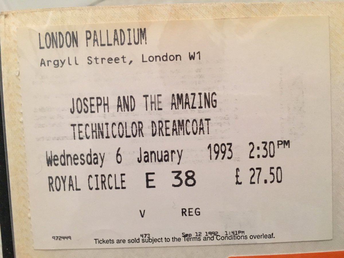 robemery's tweet photo. This is where my love of theatre began... @josephmusical
.
.
.
.
.
#BlastFromThePast #nostalgia #nostalgic #thatssonostalgic #backstage #behindthescenes #musicandcreativity #creativity #joseph #londonpalladium #west-end https://t.co/fsEGNlUCcu