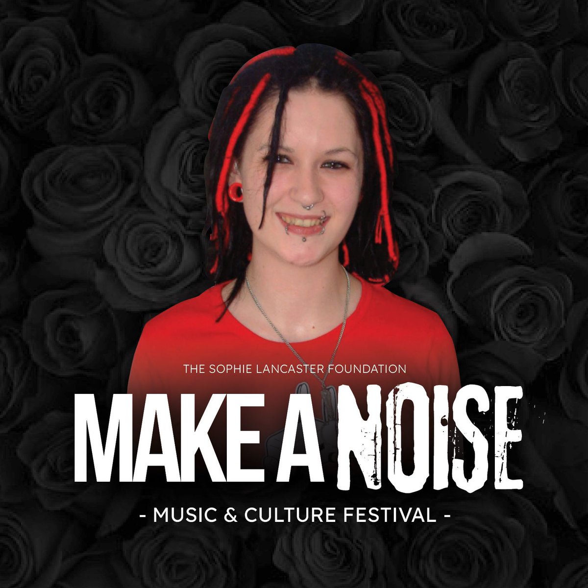 We need you! 🖤 We want everyone to be involved in the upcoming Make A Noise festival - all you have to do is record a video of yourself telling us, what the Sophie Lancaster Foundation means to you, and send it to our inbox. Let's make a noise for Sophie! 🖤😁 #makeanoise