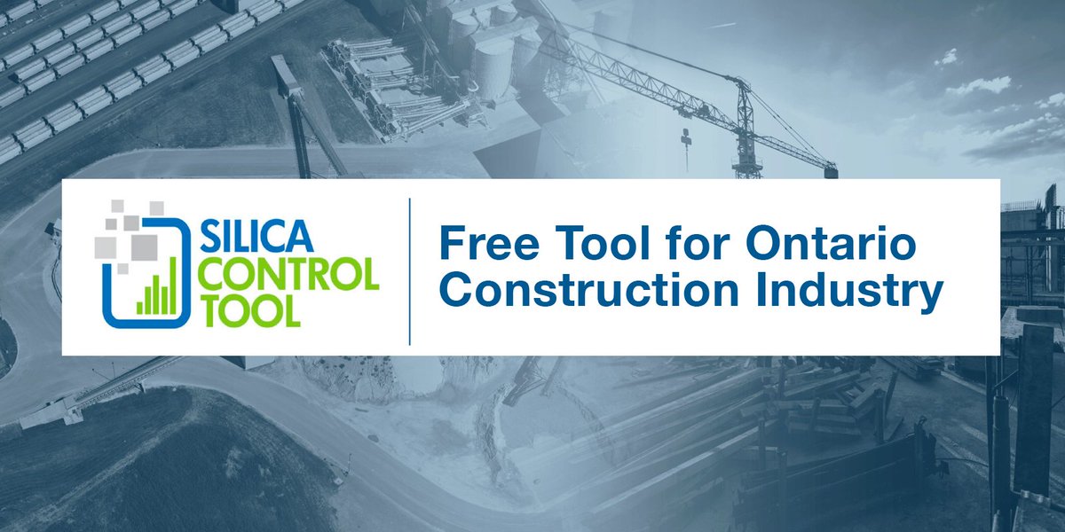 Do you work in the Ontario #construction industry? Help protect workers from hazardous exposure to #silica using <a href="/OHCOWclinics/">OHCOW</a>’ free Silica Control Tool: ow.ly/Ro1Z50Q9RjM