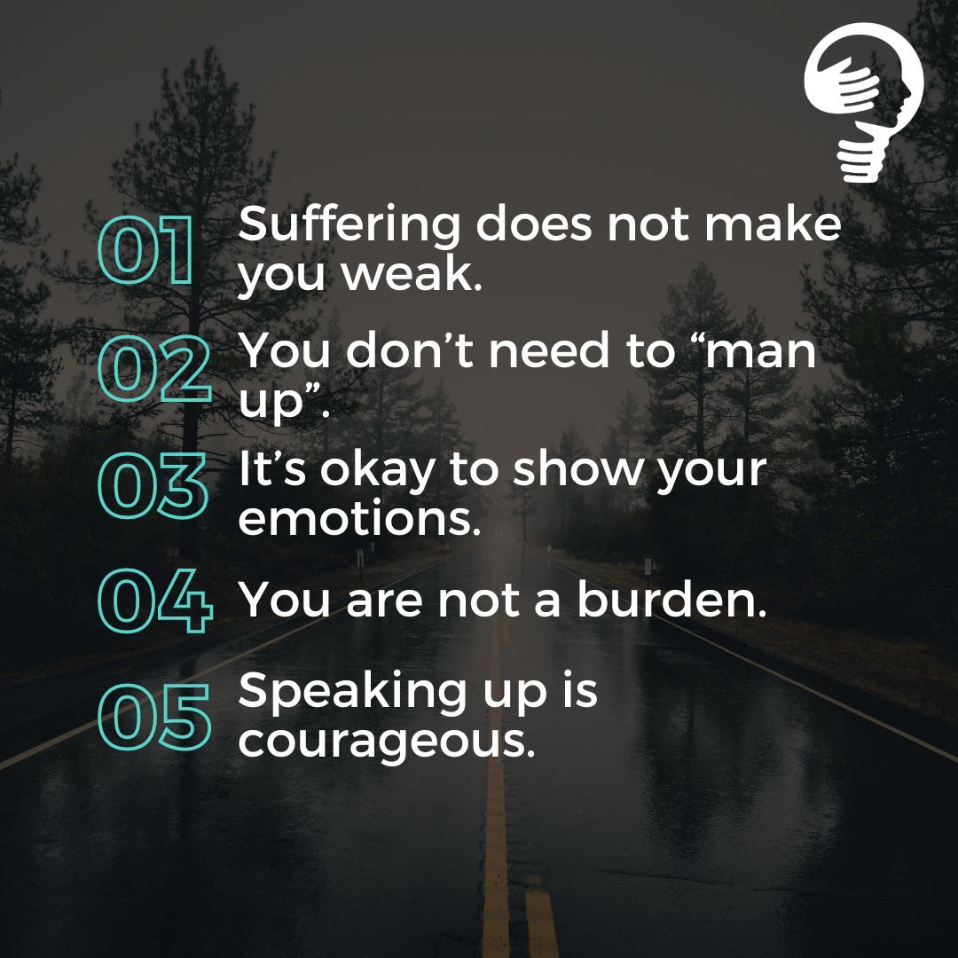 As we near the end of #MensMentalHealthMonth we want to take a moment to remind all the men out there that it's okay to prioritise your mental health 🖤

Here are our 5 reminders for Men's Mental Health Month 👇

#movember #mensmentalhealth #mentalhealthawareness