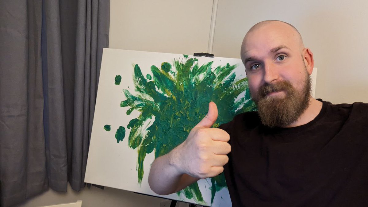 Auctioning the painting "Viscous Nasal Goo" I watched dry for 10 1/2 hours to raise money for Alzheimer's Society!

ebay.co.uk/itm/3863062814…

I appreciate everyone who bids or shares this post &amp; for the continued support! &lt;3 Dota