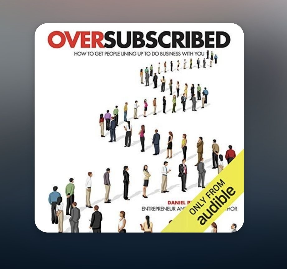 How to get your business oversubscribed.

Continuing my theme of books I often recommend to clients, check out Oversubscribed by Daniel Priestley 

This book will help getyour business to the point that you have a waiting list of ideal clients. 

Imagine that! 

Check it out.