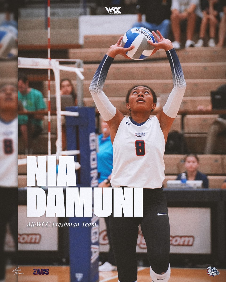 Zoe and Nia picked up <a href="/WCCsports/">West Coast Conference</a> nods this morning! For Zoe, it's her second-straight honor, while Nia becomes the first All-Freshman Zag since 2017!

#GDTBAZ | #GoZags