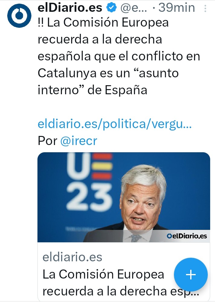 El Mundo intentando salvar al PP del ridículo que ha hecho. 
El comisario de justicia ha dicho que el problema es interno de España, que el gobierno ha enviado toda la documentación y que lo que urge es renovar el CGPJ.