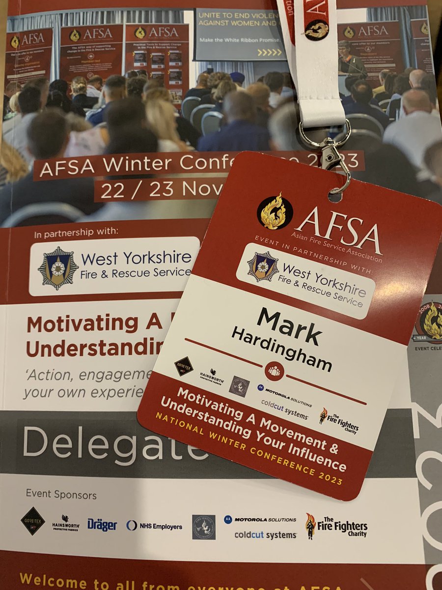 Excellent day at the @AsianFSA conference hosted by @WYFRS Superb range of speakers with about 300 attendees...everyone committed to improving culture and inclusion. Lots of learning tackling difficult subjects from inside and outside fire. 👏👏