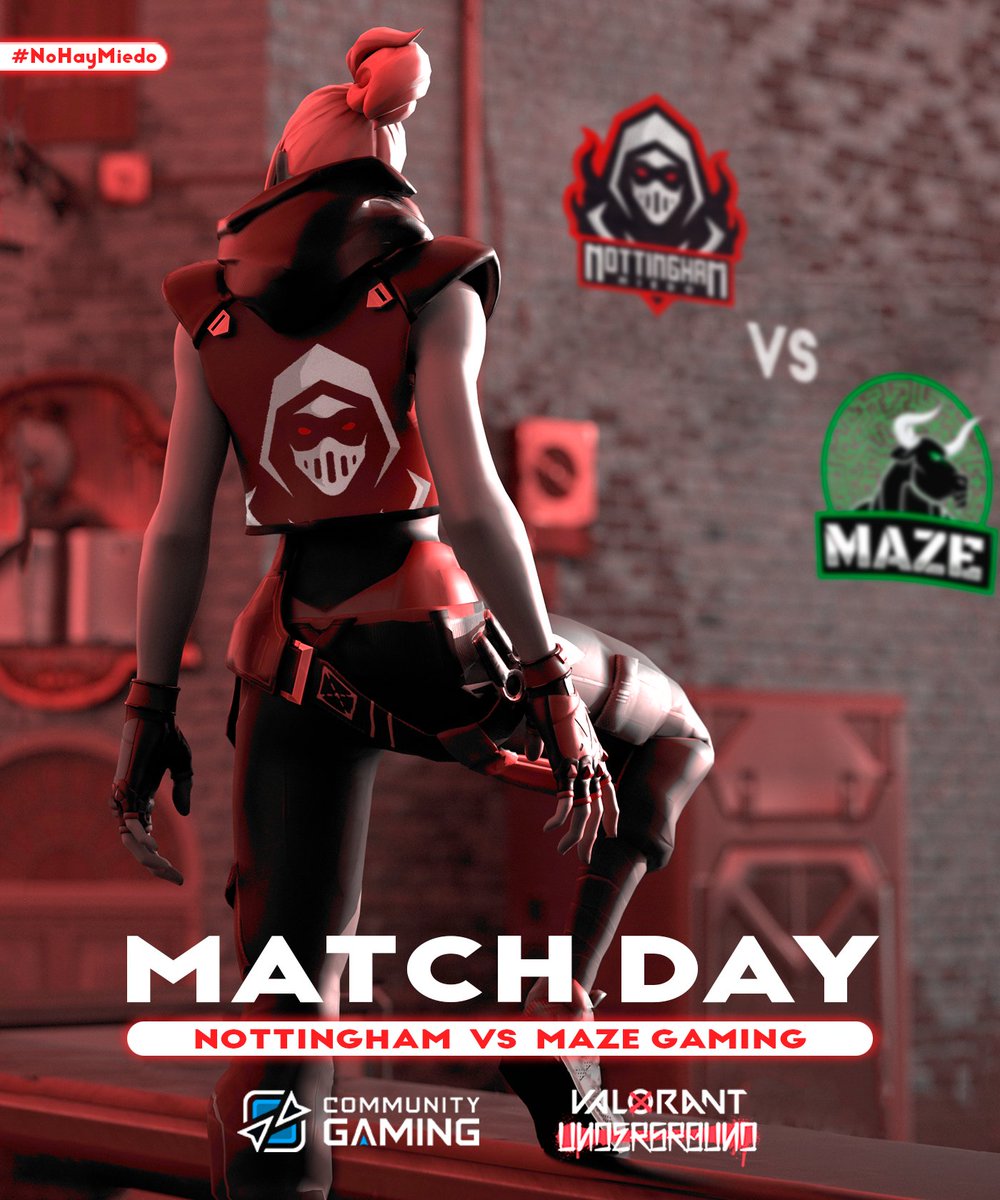 MATCH DAY Hoy tenemos nuestra tercera fecha en la Liga #UNDERGROUND, toca atravesar el laberinto, nos vemos @MazeGamingLA! 🫡 🆚 @MazeGamingLA 📺 Sin stream 🥲 🏆 #ValorantUnderground ⏰ 20:00 Hrs CL/ARG | 18:00 Hrs PE #NoHayMiedo