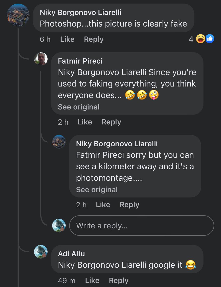 Addialiu's tweet photo. Lately I've found a new hobby trolling brainwashed Greeks in Facebook 😂 https://t.co/olXwtqOLIe