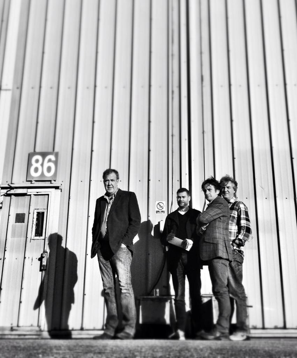 Since yesterday's Top Gear announcement I've heard a few references to "the writers" of the Clarkson, Hammond and May era as if it was a room full of people. Here's a photo of all the people who used to write the show in those days.