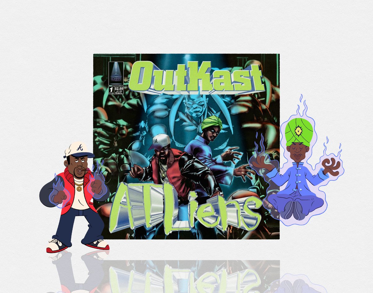 harrybuggz's tweet image. two dope boyz in a cadillac #outkast #atliens