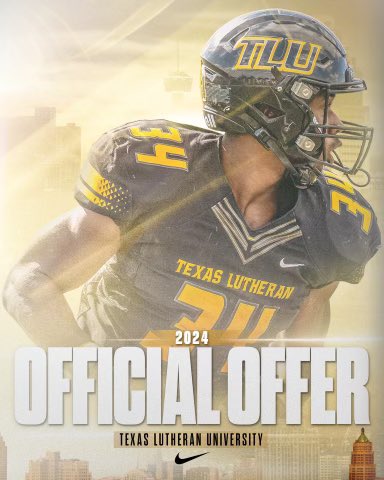 Paden_Maass_6's tweet photo. #AGTG I’m blessed to announce my first official offer from @CoachBeauGrech and @TLU_Football!!! Excited to be out to Seguin soon! @CoachMarshall_ @Coach_GarciaJ #tooliveU #pupsup https://t.co/DaqQdygRQv