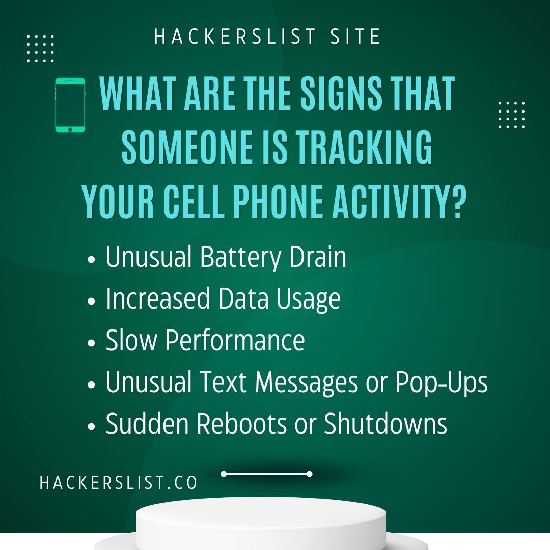 What Are The Signs That Someone Is Tracking Your Cell Phone Activity?👇 📷     Visit us to know more  -  hackerslist.co/post-new-job/ 

#hackerslist #hackerforhire #phonehacker #hackig #hackinstagramaccount #facebookhacker #CyberSecurity #twitterhack