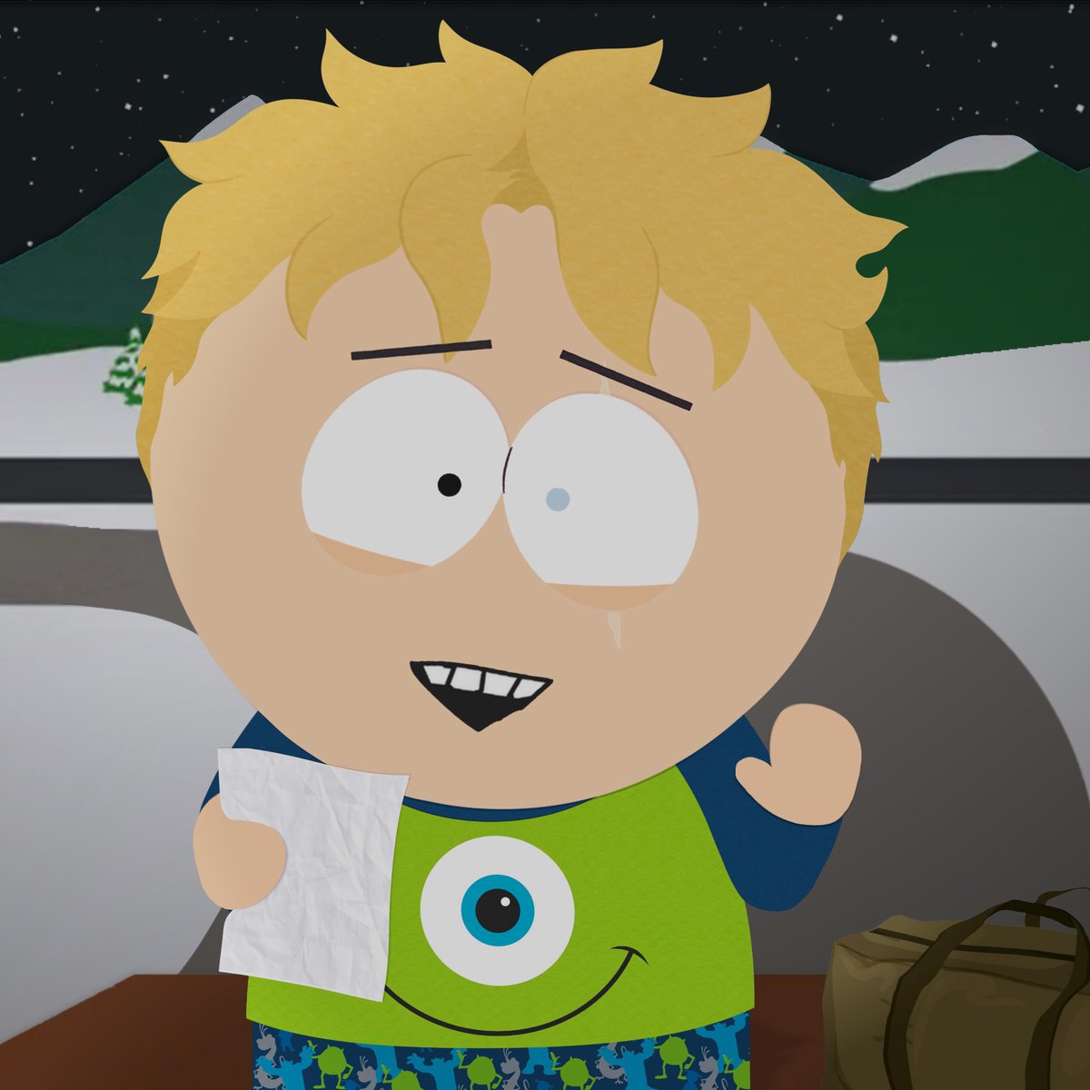 oliveoilspread's tweet photo. [ Excitedly clutching the invitation, Butters skipped inside. ]

“Boy, oh, boy! This is gonna be super fun! AHA!” https://t.co/vDLZgvm9cs