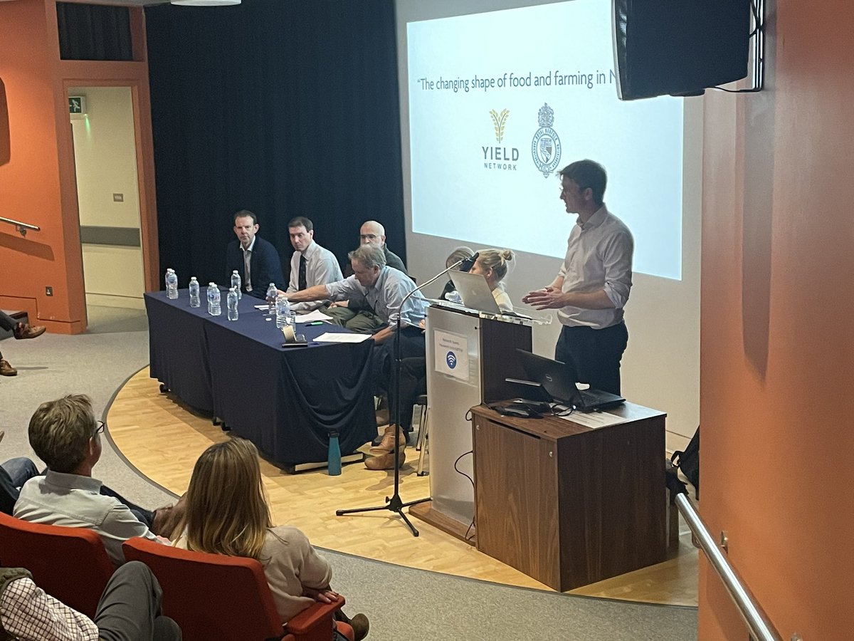 Our event joined with YIELD - “Changing Shape of Food and Farming in Norfolk” is off to a fantastic start this evening at <a href="/TheForumNorwich/">The Forum Norwich</a>