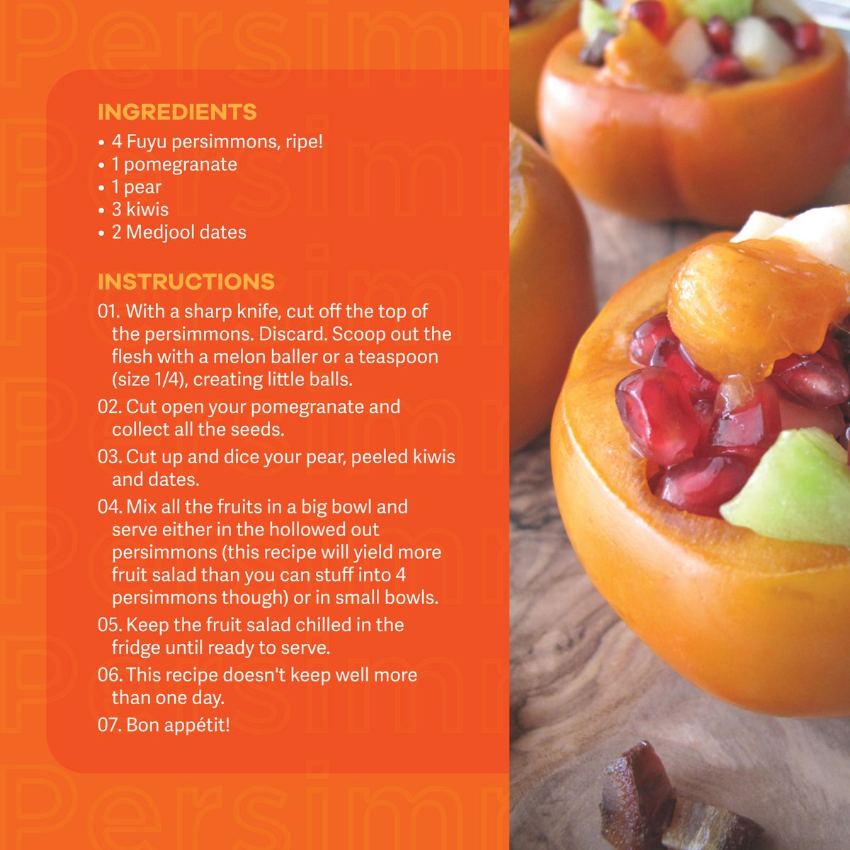 Cataniaww's tweet photo. Swipe to see how you can embrace the sweet side of fall with this vibrant Fuyu Persimmon Salad 🍂✨ A symphony of flavors and colors in every bite – the perfect blend of sweetness, crunch, and freshness! #FallFlavors #PersimmonPerfectionNow available at your local costco! https://t.co/vEEq3YG054