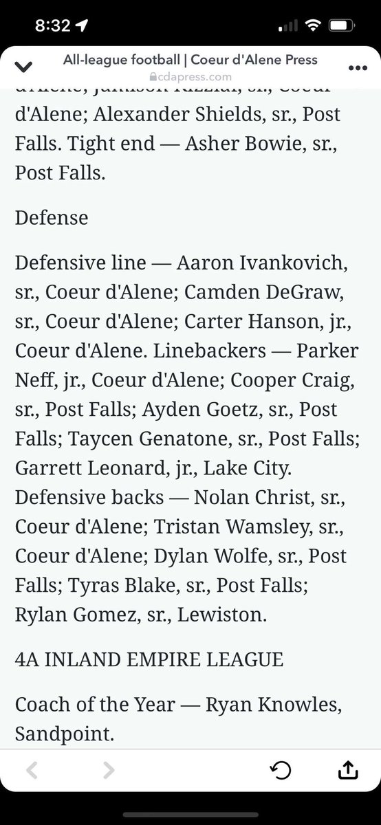 Aaron Ivankovich (@aaronivankovic2) on Twitter photo 1st Team All League D Line in the IEL along with my other two D line teammates great year playing with these guys and dominating up front <a href="/cdaviksfootball/">chsvikingfootball</a> 1st Team All League D Line in the IEL along with my other two D line teammates great year playing with these guys and dominating up front <a href="/cdaviksfootball/">chsvikingfootball</a>