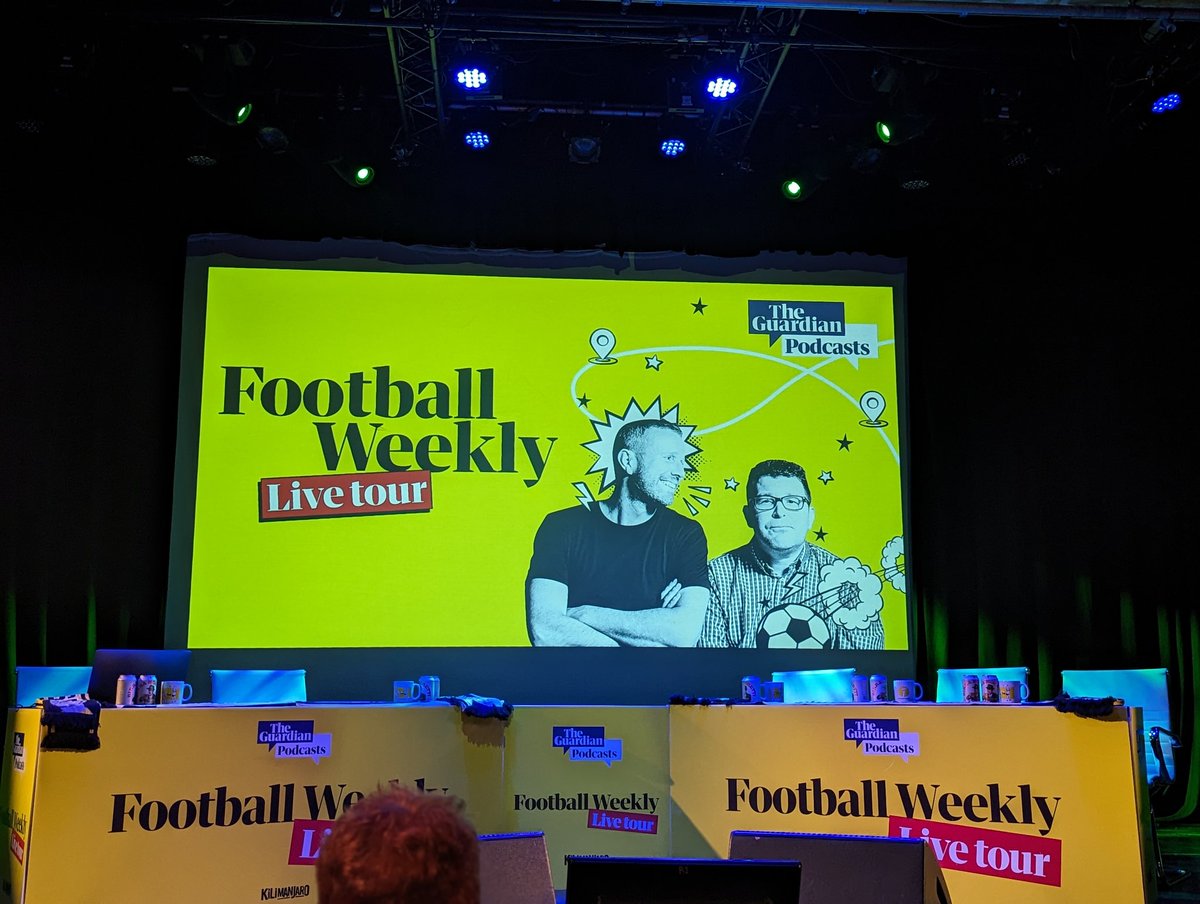 Those cans of Moretti will be getting warm #FootballWeekly