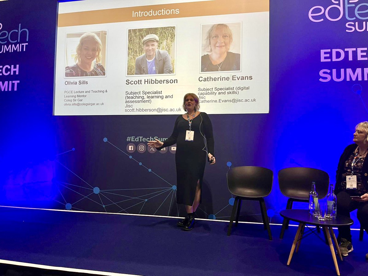 Olivia_Alice_'s tweet image. Had a wonderful day networking at #EdtechSummit and talking about hybrid learning with @CatherineETeach and @ScottHibberson from @jisc_wales #hybrid #hybridlearning #futureofeducation