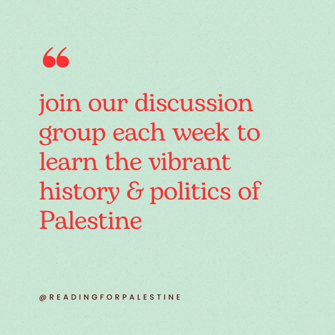 read4palestine's tweet photo. Amidst the events that have unfolded around us, education becomes a powerful tool.
We’re excited to be building this beautiful #readingforpalestine community together, and more excited that you’re a part of it! 📖🤍✊🏽 https://t.co/cbprTKtRAI