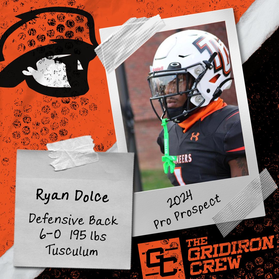 ⚠️ Attention Pro Scouts, Coaches, and GMs ⚠️

You need to look at 2024 Pro Prospect, Ryan Dolce @_shotcaller1, a DB from @TusculumFB

👀 See our Interview: thegridironcrew.com/ryan-dolce-202…

#2024ProProspect #DraftTwitter #NFLDraft #NFL #CFLDraft #CFL #ProFootball 🏈