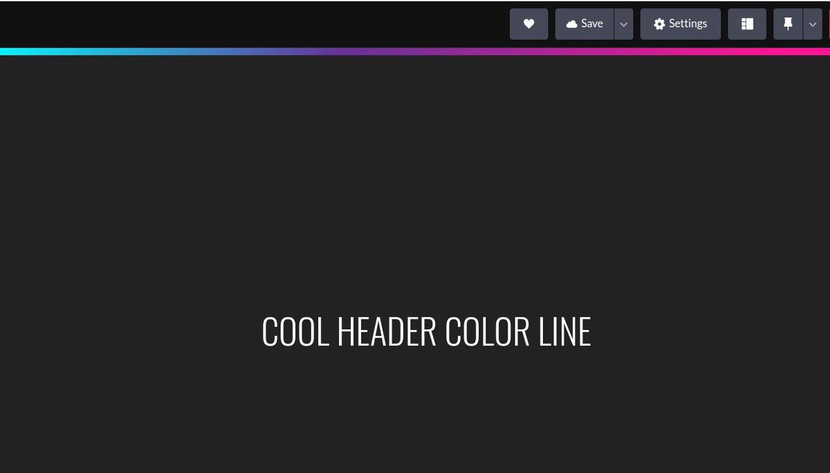 NanouuSymeon's tweet image. Easiest Header Line to use in your projects or portfolio!
.header {
position: relative;
height: 10px;
background: linear-gradient(141deg, cyan 0%, rebeccapurple 40%, deeppink 90%);
} #nanoucodingcy