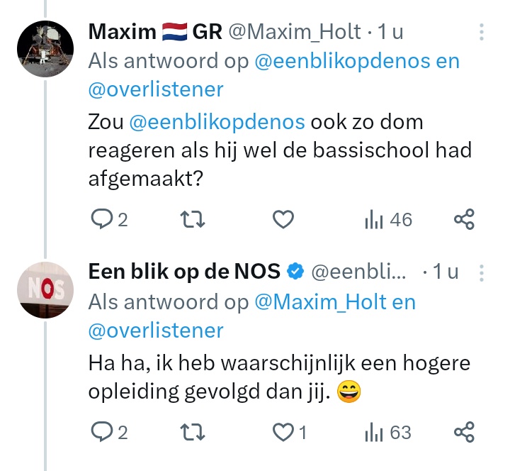 Een blik op de NOS tweet media