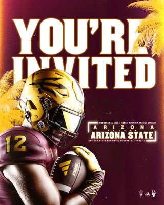 Happy to be invited the ASU vs UofA game this Saturday 🔱 
<a href="/CoachTuitele/">Saga Tuitele</a> <a href="/RonTBAOL/">Ron Sowers</a> <a href="/CoachRoyLopez/">Roy Lopez</a> @besanchez28 <a href="/CoachPerrone/">Coach Perrone (My Recruits)</a>