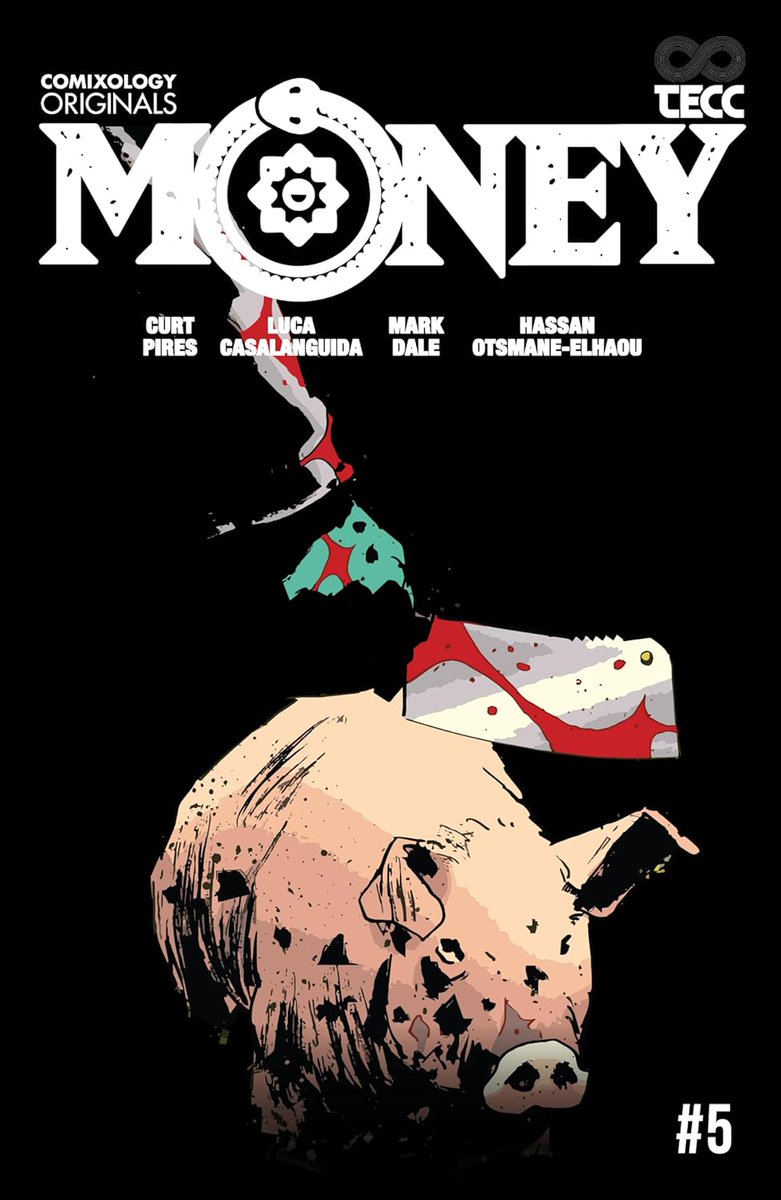 Final issue of Money out now on Comixology Originals. Absolutely loved working on this series and the whole team killed it as always! @CurtPires @lucacasalanguid @HassanOE @comiXology