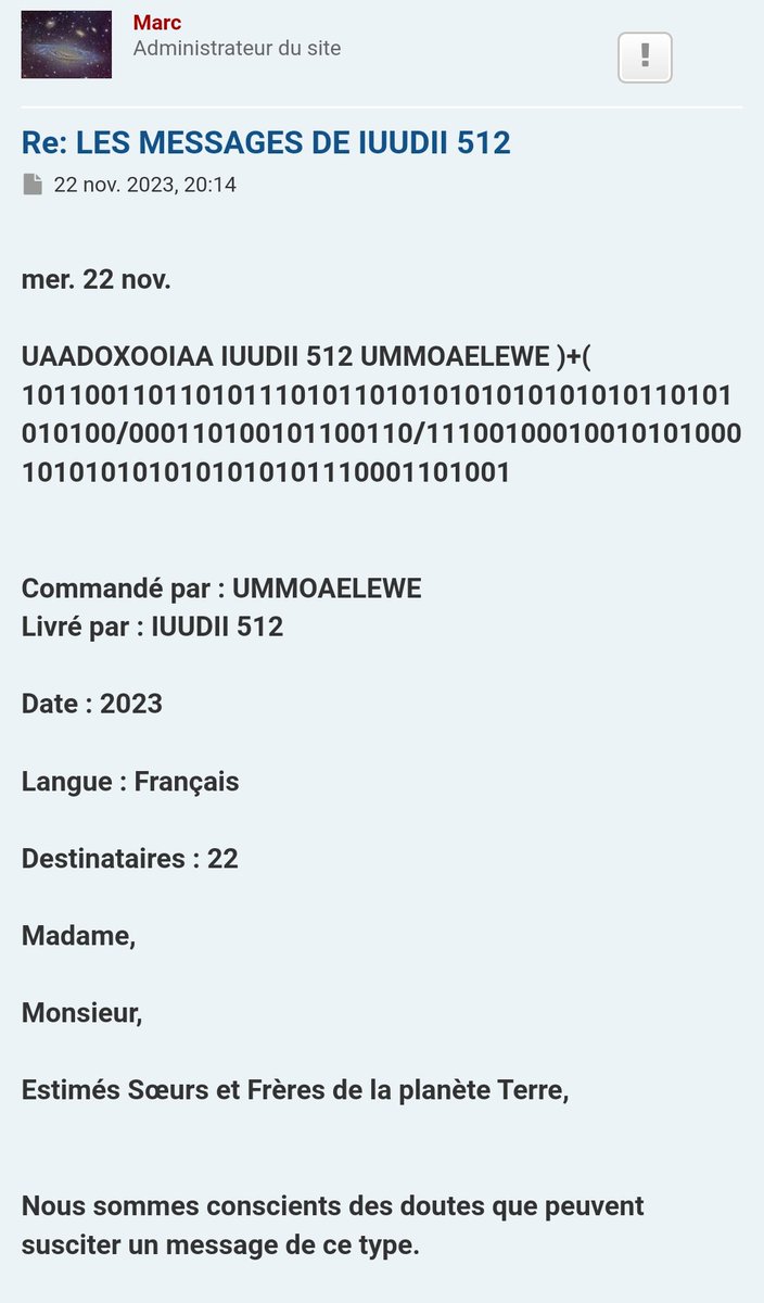 Alliance galactique UMMO/Marc Picot tweet media