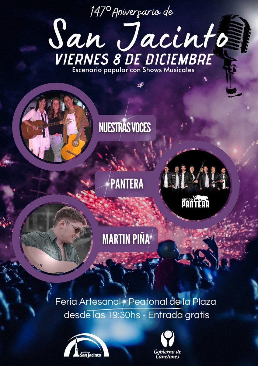 Así viviremos el aniversario de San Jacinto y Tapia