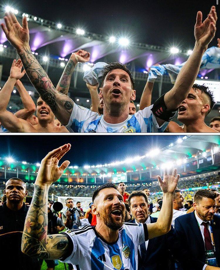 TheRamiAhmed's tweet photo. He Used to Celebrate there !!

#Messi𓃵 https://t.co/GifSApNEJH