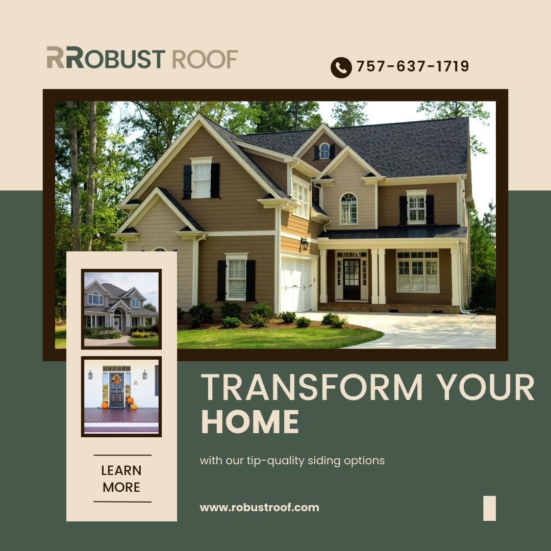 RobustRoof's tweet photo. Transform your home with our top-quality siding options. #HomeMakeover https://t.co/27fqekcgB4